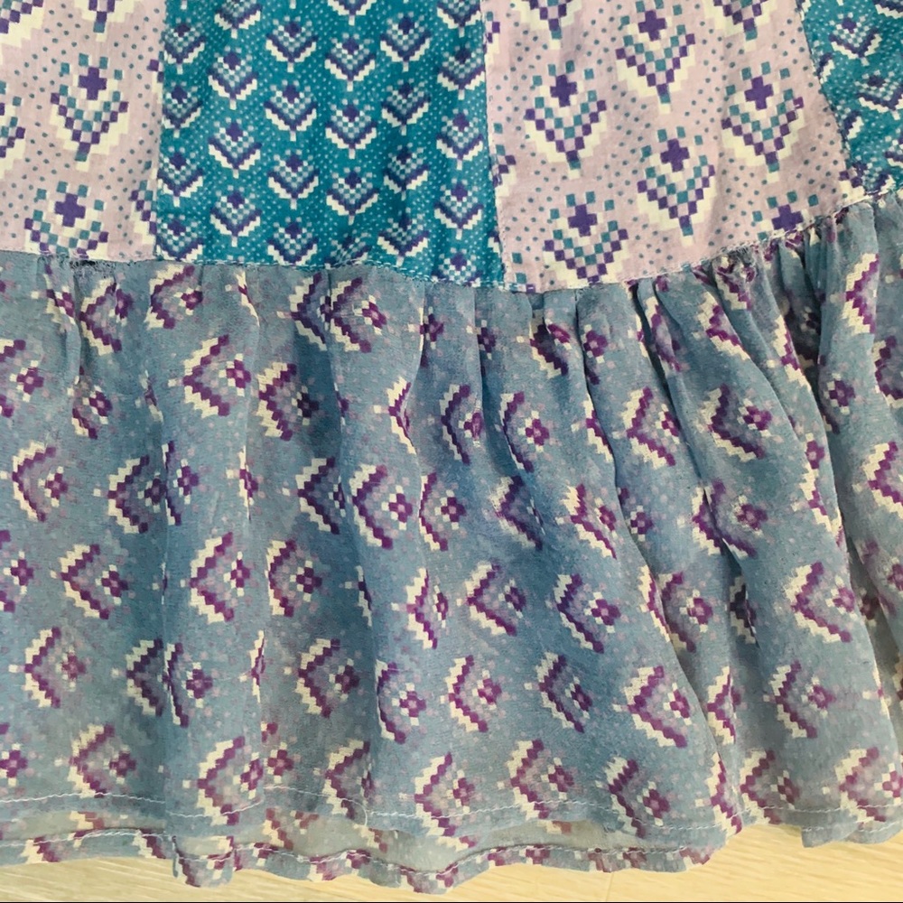 AMERICAN RETRO PARIS BOHO PINUP VINTAGE SKIRT Bohemian Style, Sheer & Gorgeous - Picture 3 of 6